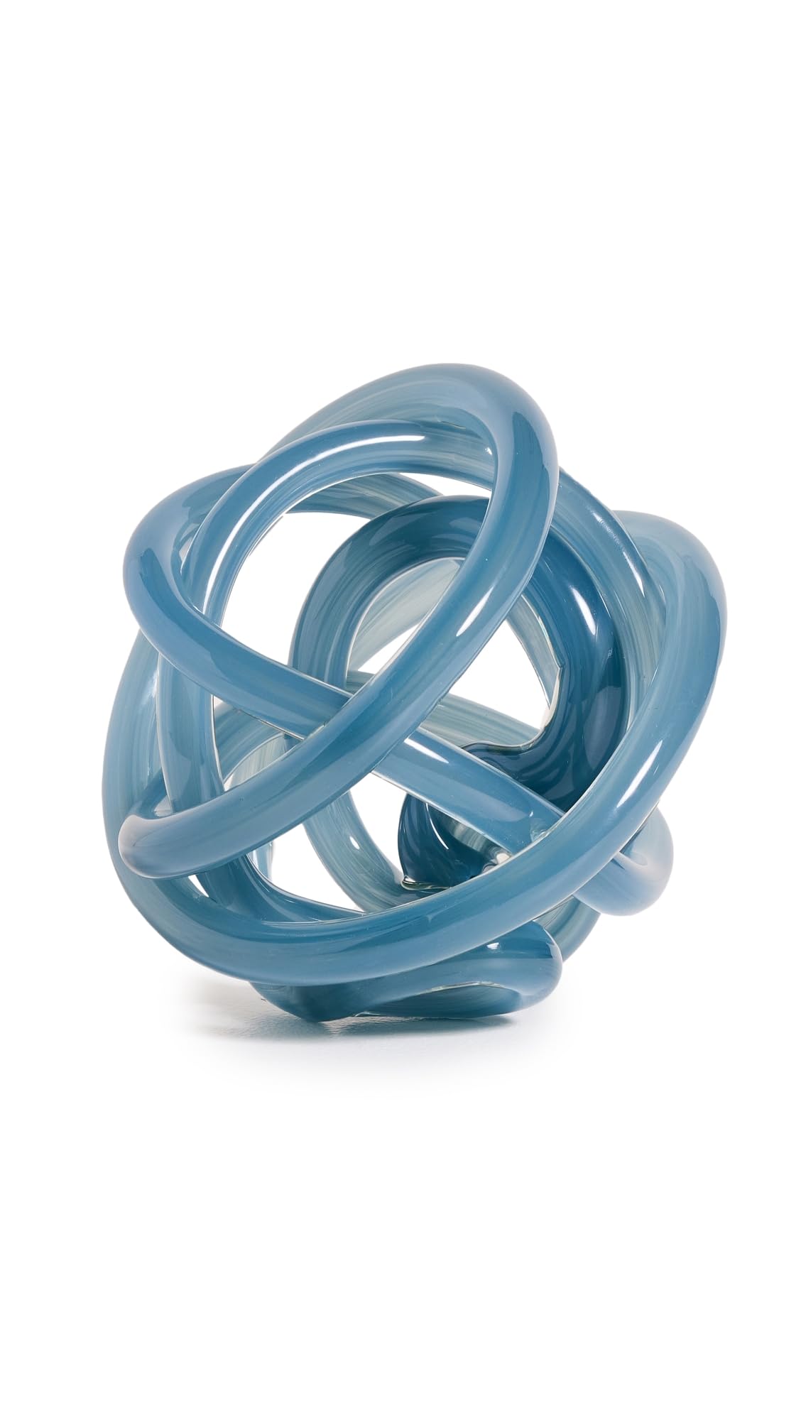 Women's Decorative Glass Knot - Smokey Blue