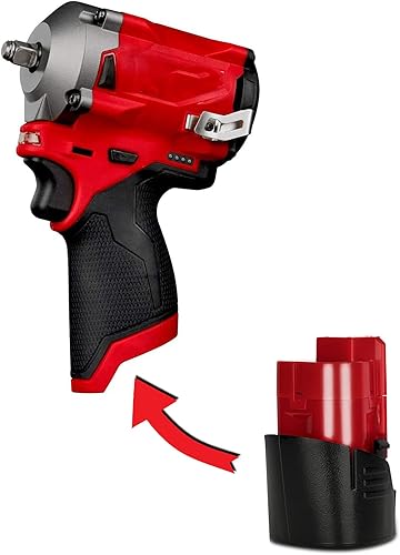Miniatura 9 de JYJZPB Paquete de 2 baterías de repuesto de 3.0Ah para batería Milwaukee M-12 48-11-2420 12V batería de iones de litio para chaqueta térmica