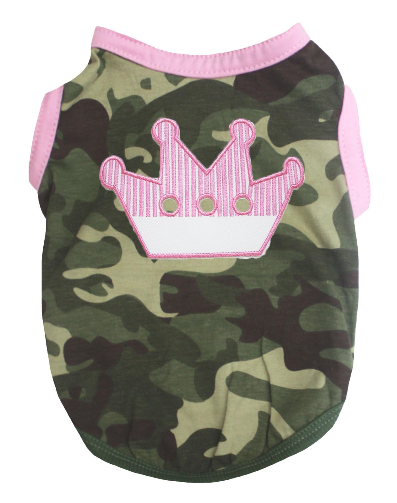 Chemise pour chien pour balade en forêt motif camouflage rose XXL