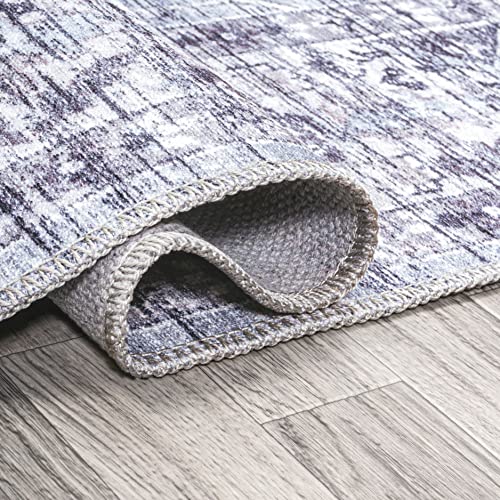 Tapete Decorativo Gris y Púrpura de 90x152 cm miniatura 5