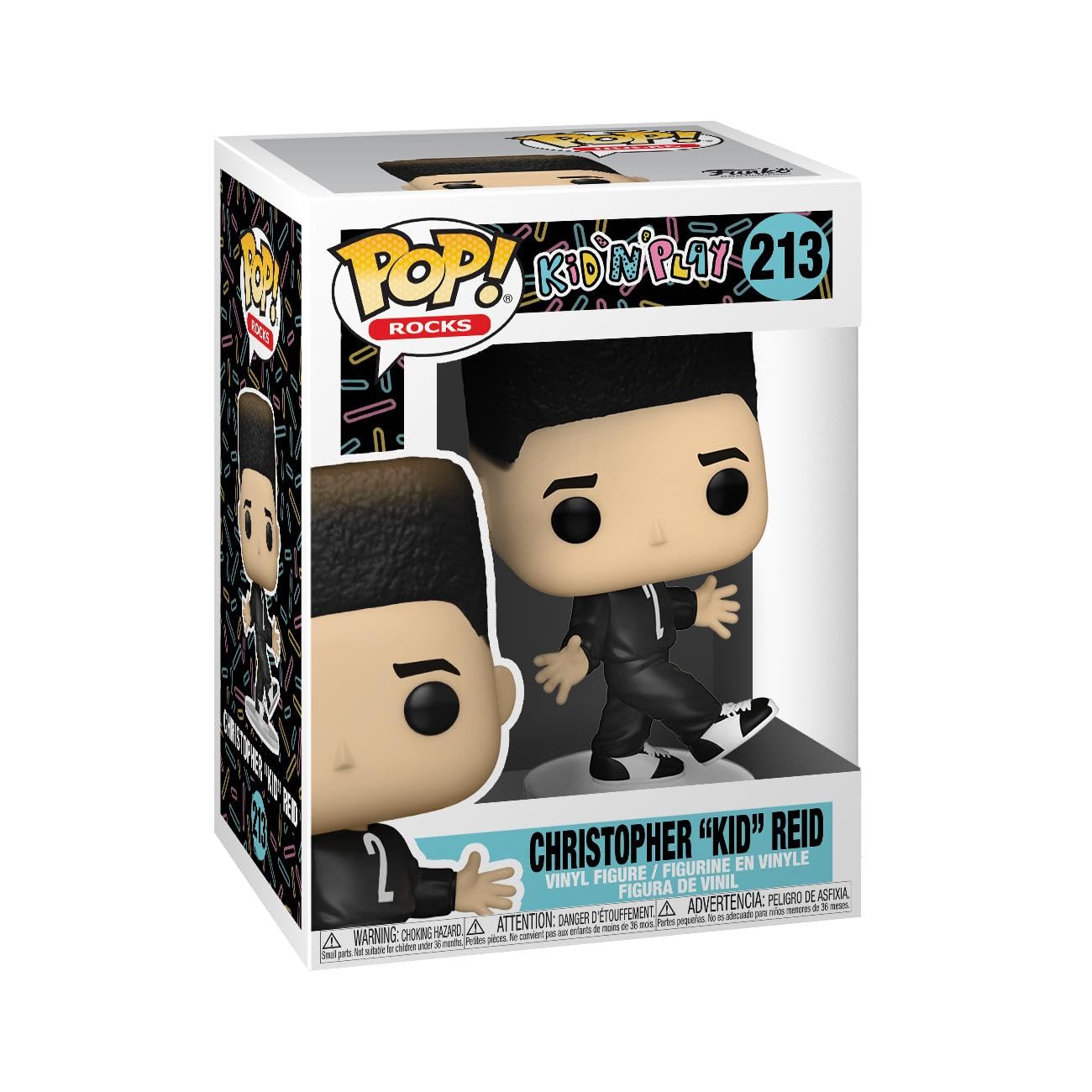 Funko Pop! Rocks N Play-Kid Vinyl - Christopher Kid Reid - Kid N Play - Figura In Vinile Da Collezione - Idea Regalo - Merchandising Ufficiale - Giocattoli Per Bambini E Adulti - Music Fans-image