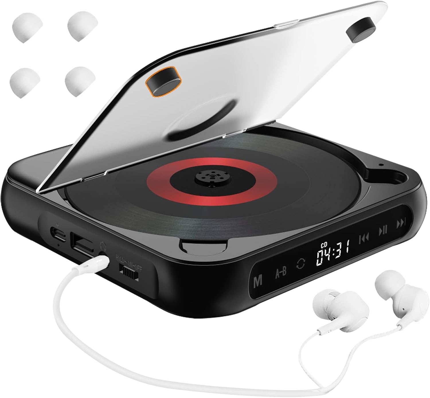 Portable Disk Player, Portable C D Player, Wireless Touch