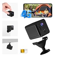 UCOCARE Mini Telecamera con SIM 4G da Interno Senza Fili, Batteria 5200mAh