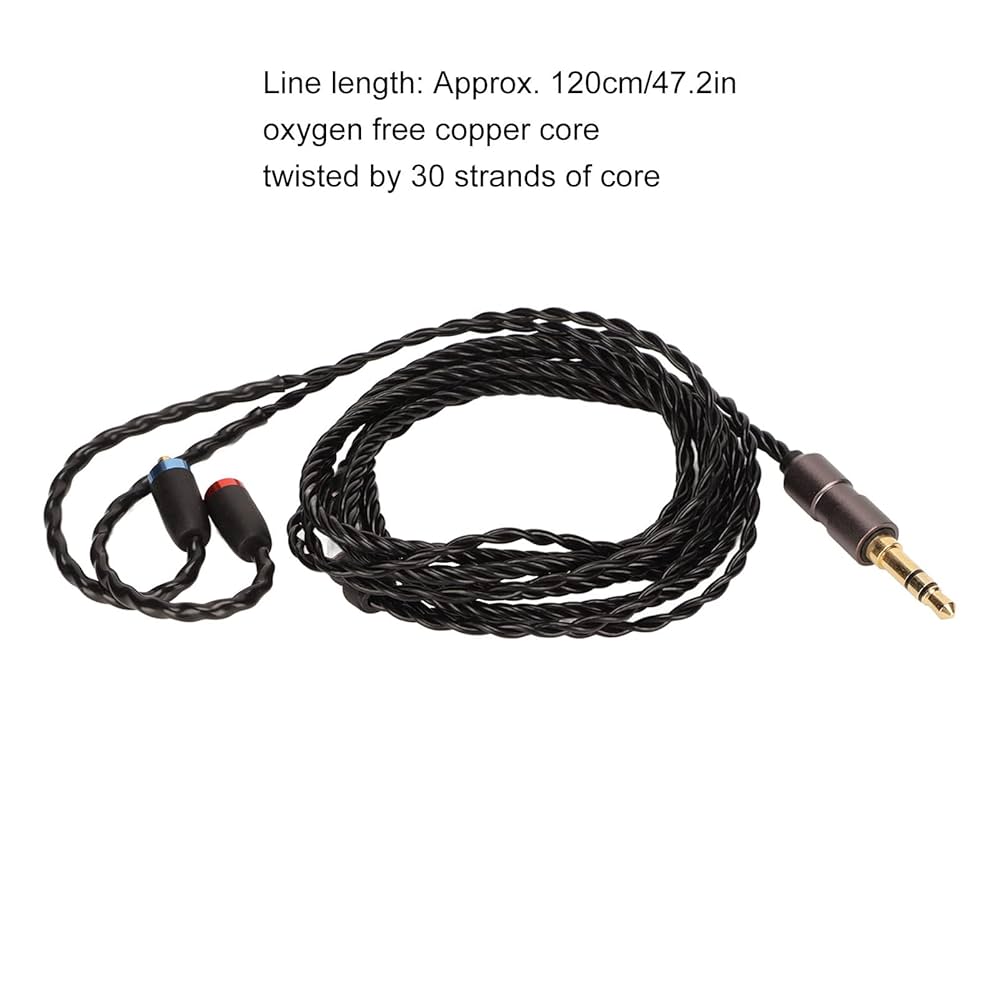 Amazon.com: ASHATA Headphone Cable MMCX to 3.5mm, 4 Core
