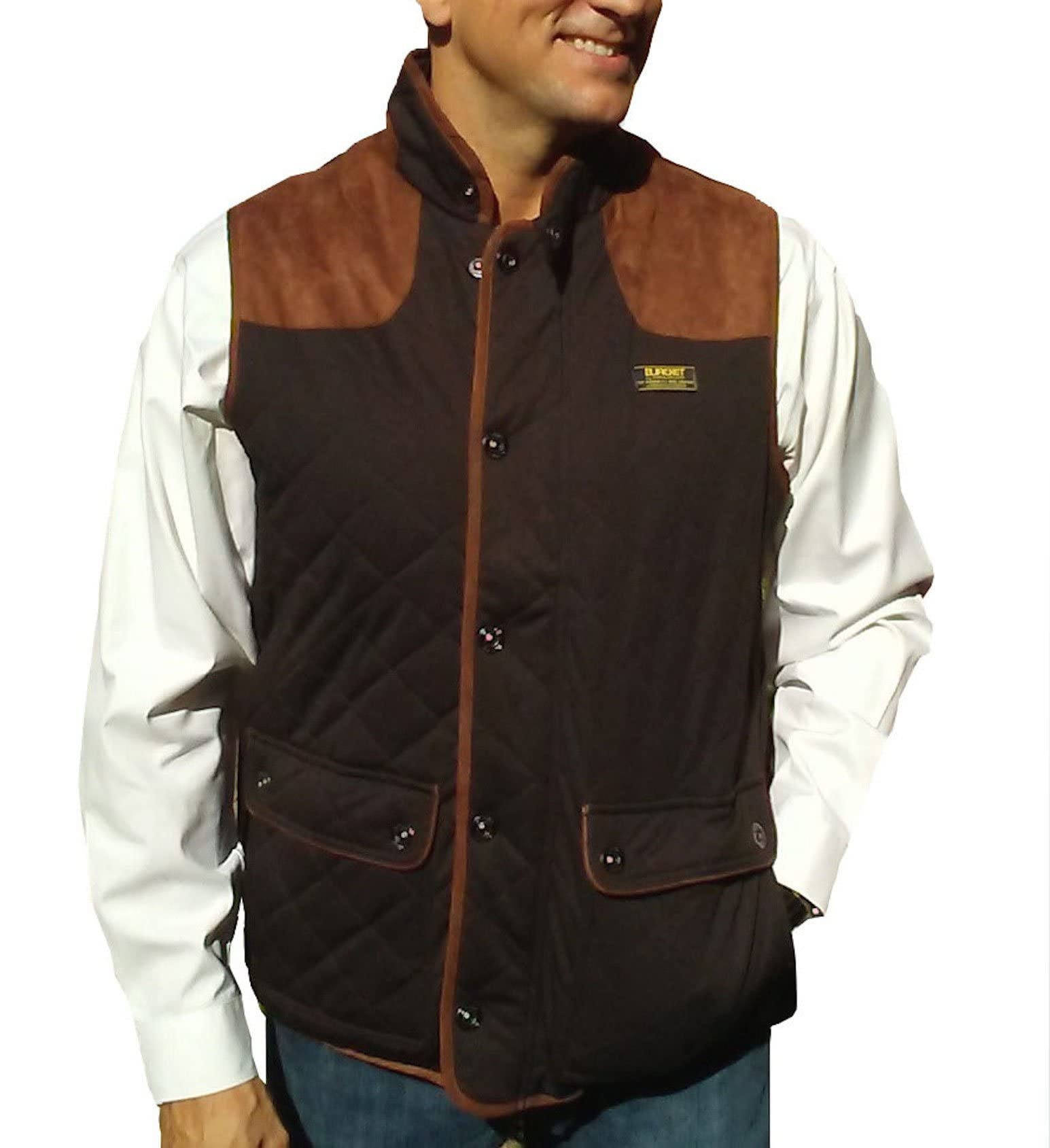 Men's Comfortable Stretch Waterproof Breathable Vest. Homey Light Cozy Vest