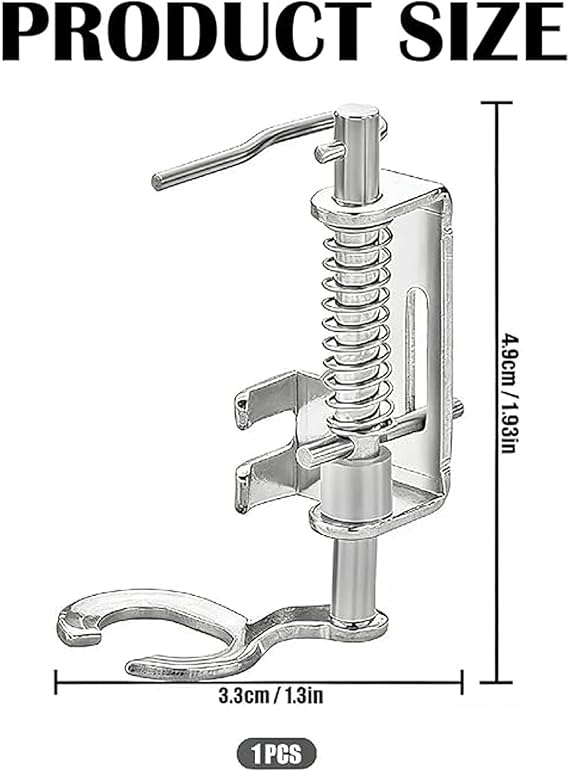 Open Toe Free Motion Quilting Presser Foot, Universal Metal Darning Foot