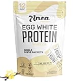 Anea Egg White Protein Powder | 25g Protein | Dairy Free | Gluten Free | Fat Free | Amino Acids | High Biological Value | 12 Servings (12 Servings (Pack of 1), Vanilla)