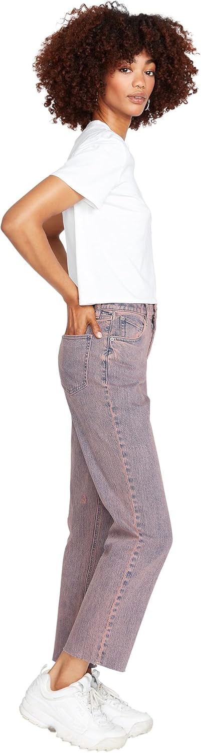 Volcom Women's Stoned High Rise Straight Leg Jean