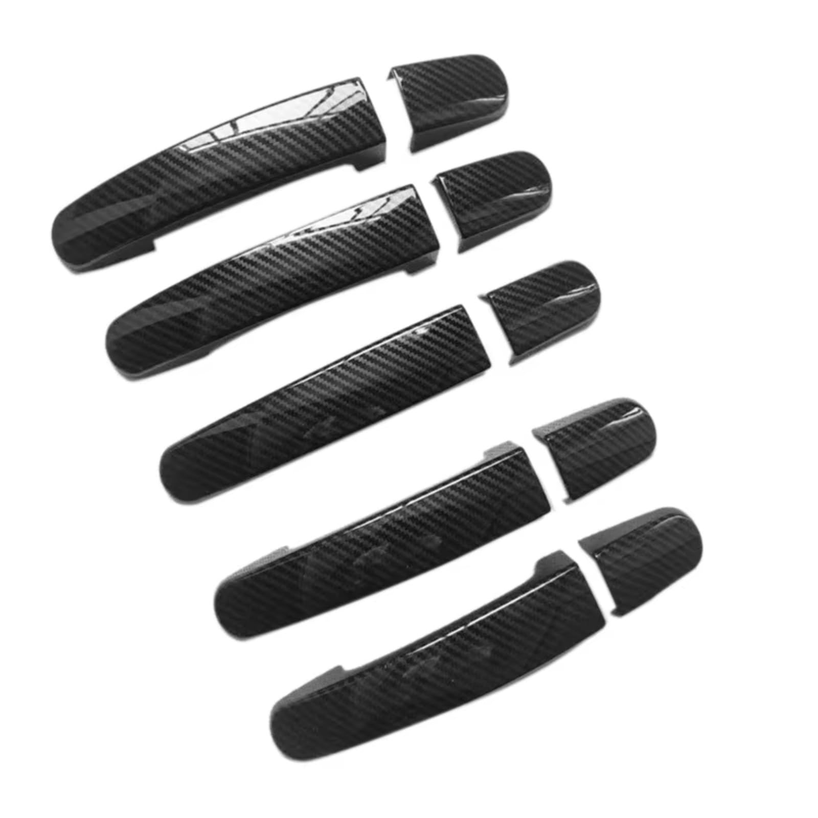 Ymnhbik One Color Door Handle Cover Compatible With For Transit For Custom For Tourneo 2014 2015-2020 Car Exterior Side Door Handle Cover Decoration Replacement(5 Set)