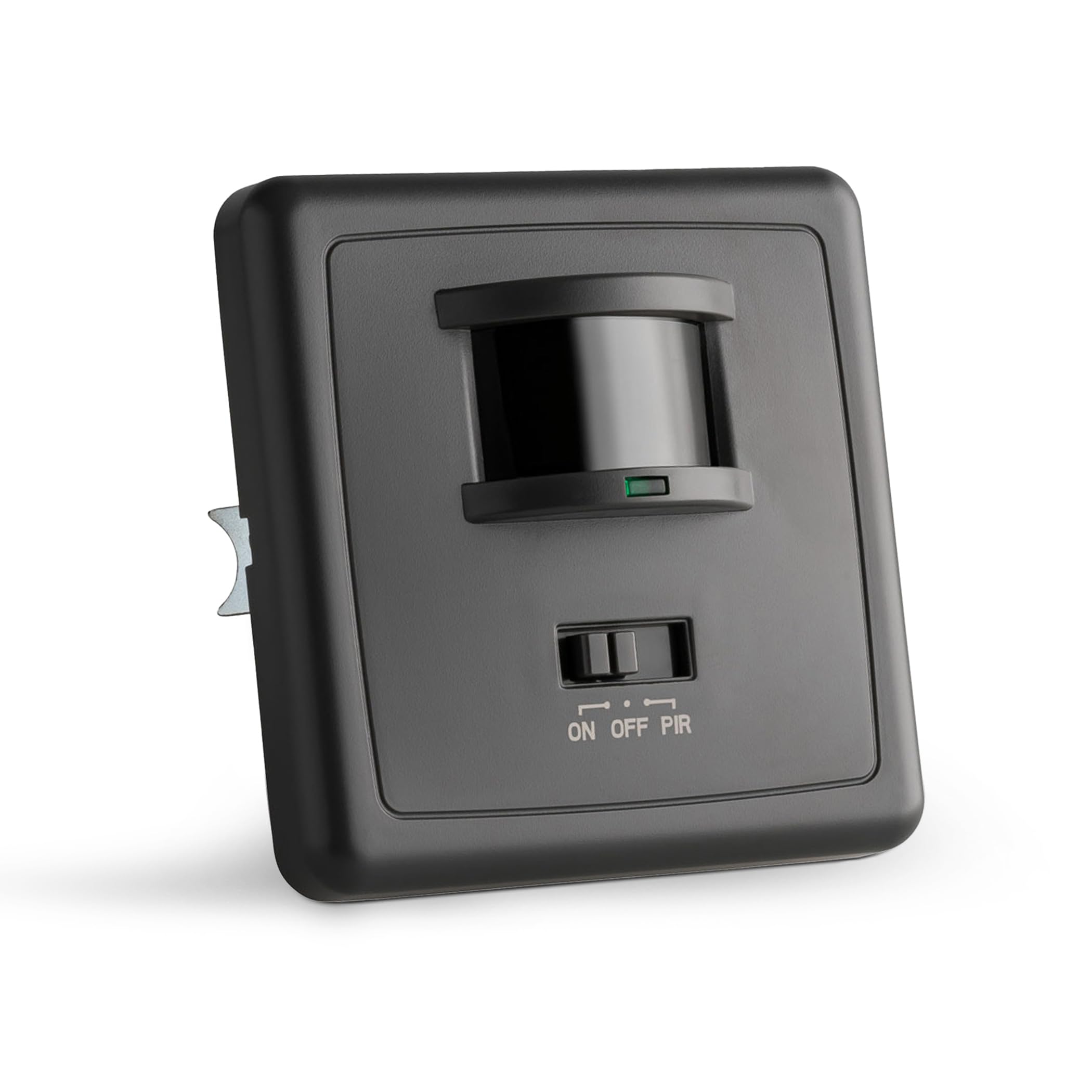 SEBSON Bewegungsmelder Innen Unterputz, LED geeignet, Wand Montage, IR Sensor programmierbar - passend für Hohlraumdose 68mm - Reichweite 9m/160°