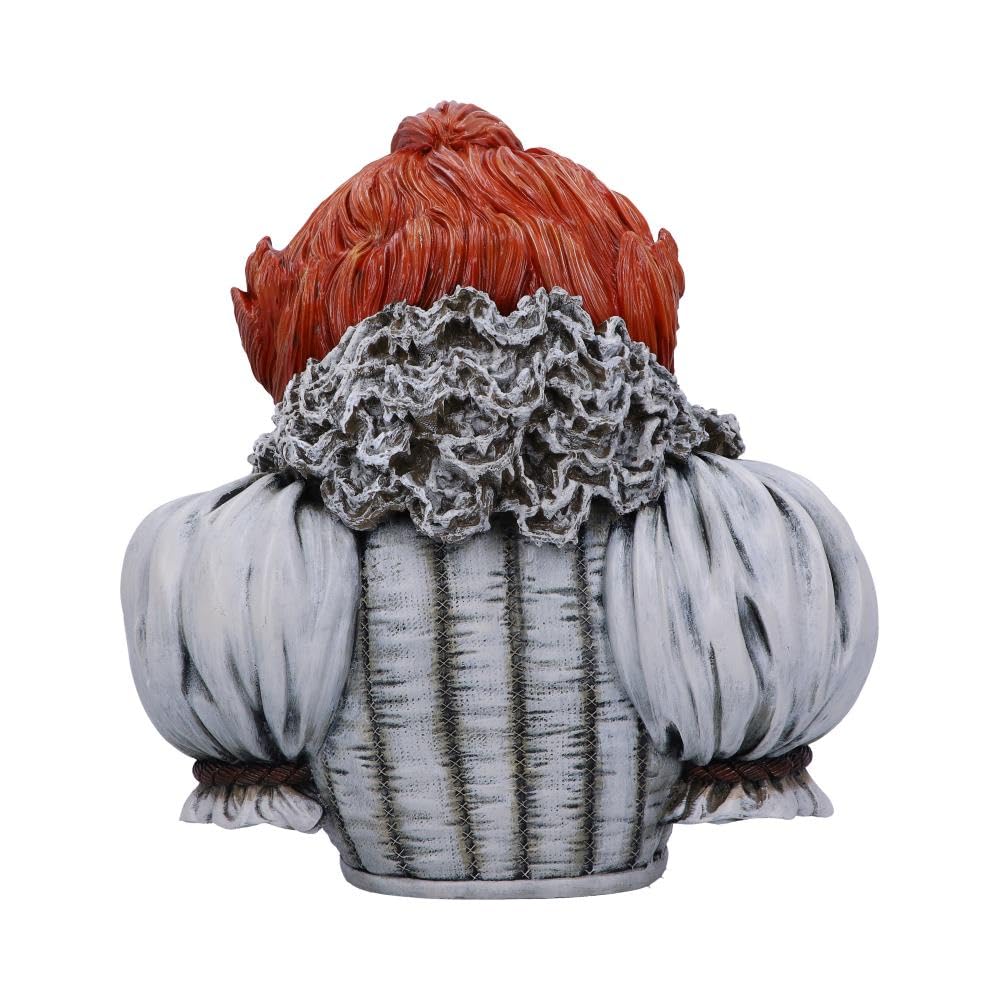 Nemesis Now Licenza Ufficiale IT Capitolo 2 Pennywise Bust, Bianco, 30 cm, Resina