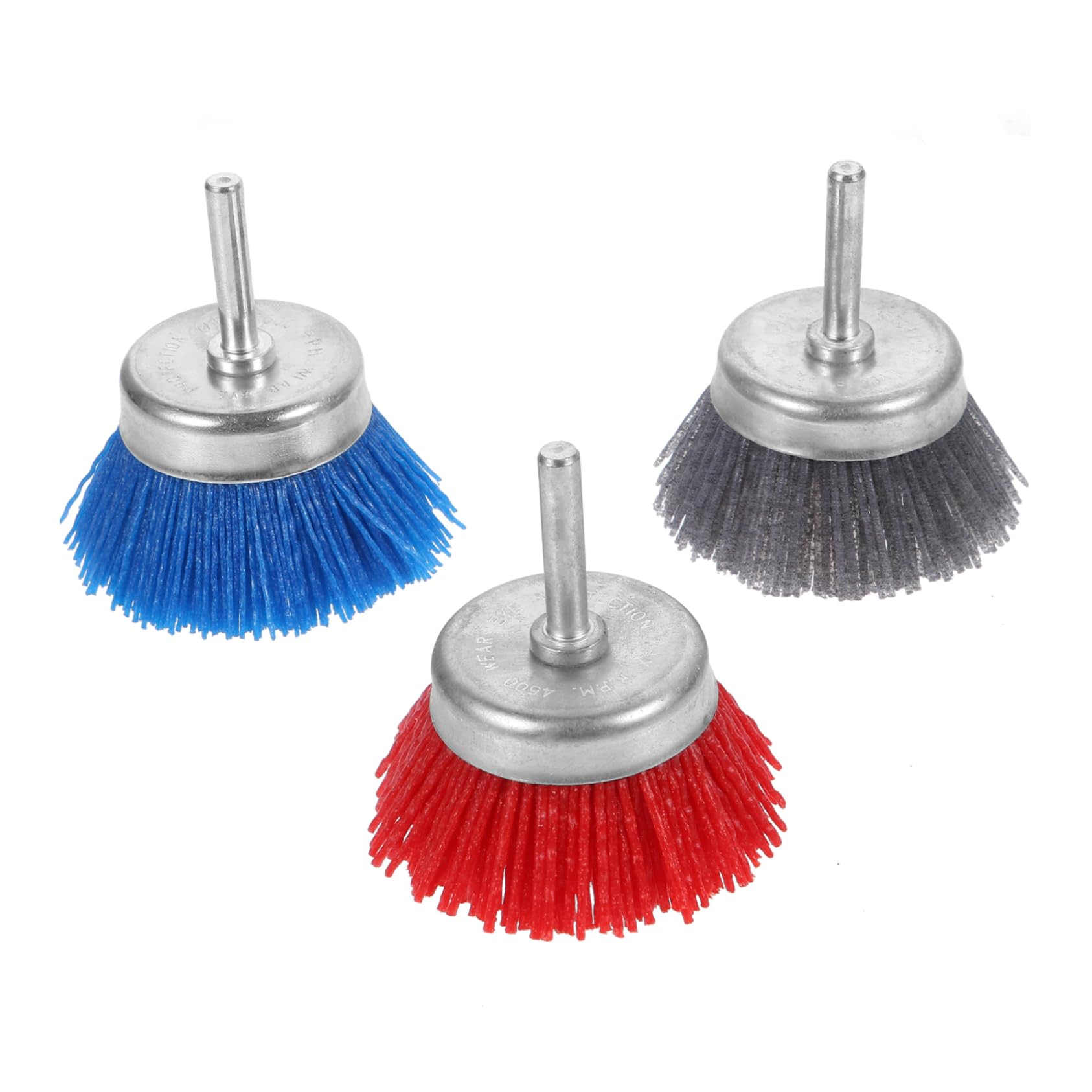 Cabilock 3Pcs Grinding Brush Polishing Wheel Polishing Tool for Furniture Cleaning Buffing and Derusting Efficient Grinding Brush for and Stripping Residue