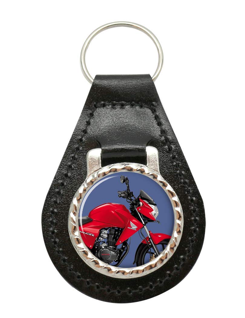 Giftshop UK CB Motorbike Leather Key Fob