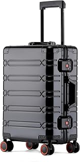 Full Aluminum Frame Carry On Luggage Airline Approved Hardside Spinner Suitcase with Security Lock, Lightweight Check-In Bag