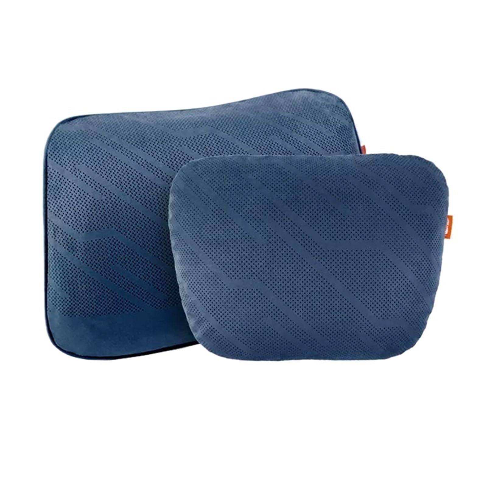 KAUWYEHD Car Seat Accessories Fit For Zeekr 001 Suede Seat Headrest Neck Lumbar Backrest Car Pillows(H)