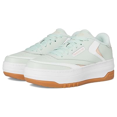 Reebok Kids Club C Extra (Big Kid) Girls Shoes Aqua Dust/Pink Stucco/White