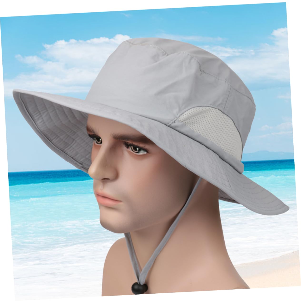 Toddmomy Chapeau De Protection Solaire pour L'Extérieur 2 Pièces Chapeau De Soleil De Randonnée De Pêche À Grand Avant-Toit pour Hommes Et Femmes