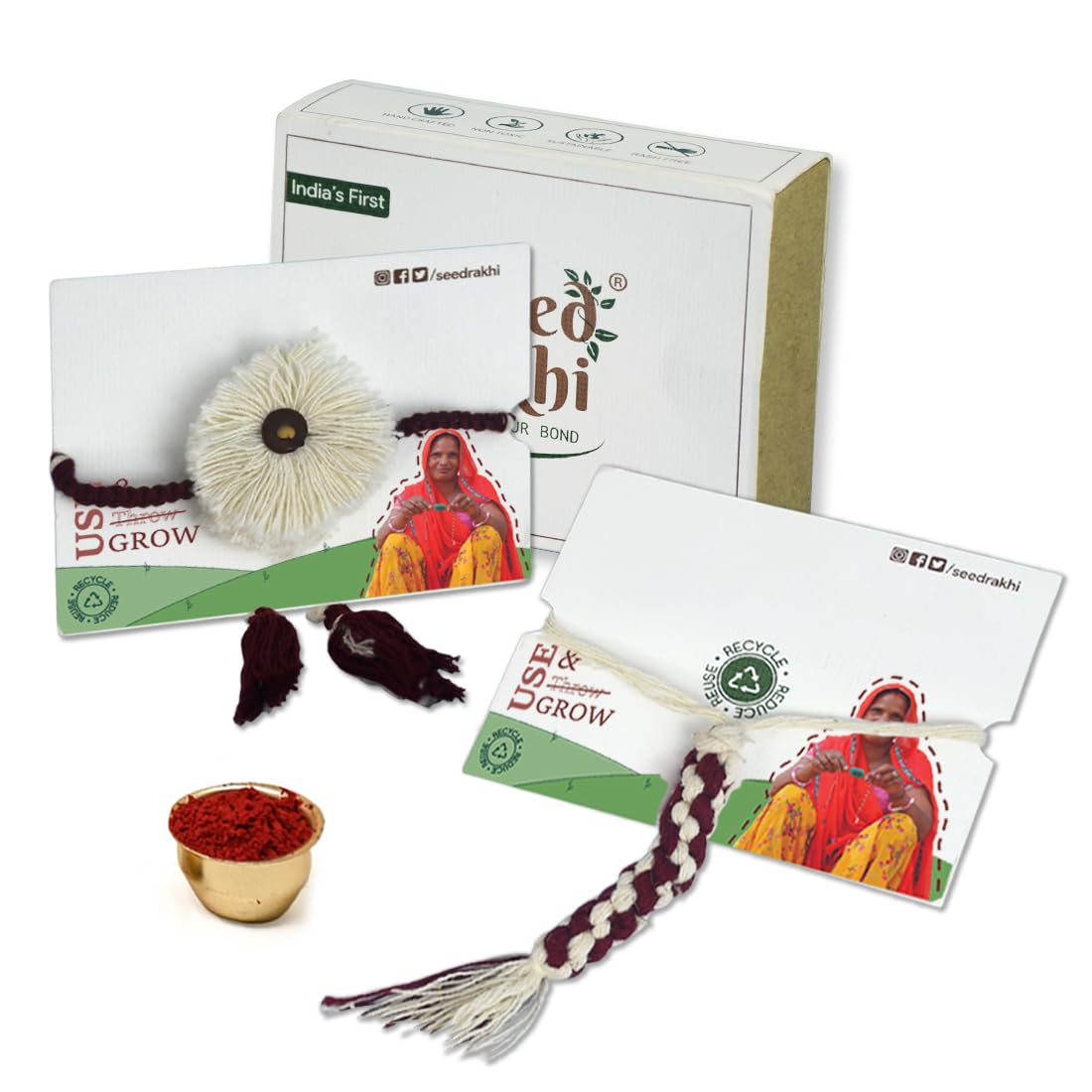 See full amazon price history chart for SeedRakhi Eco-Friendly Rakhi for Brother Seed Rakhi Cotton Embroidery Thread Set of 2 with Roli Pack - Designer Rakhi Gift Set Box; Natural Plantable Seed Rakhi for Brother; Sister & Sibling SeedRakhi Eco-Friendly Rakhi for Brother Seed Rakhi Cotton Embroidery Thread Set of 2 with Roli Pack - Designer Rakhi Gift Set Box; Natural Plantable Seed Rakhi for Brother; Sister & Sibling (B08CXRBYCV) Amazon Price History, Amazon Price Tracker