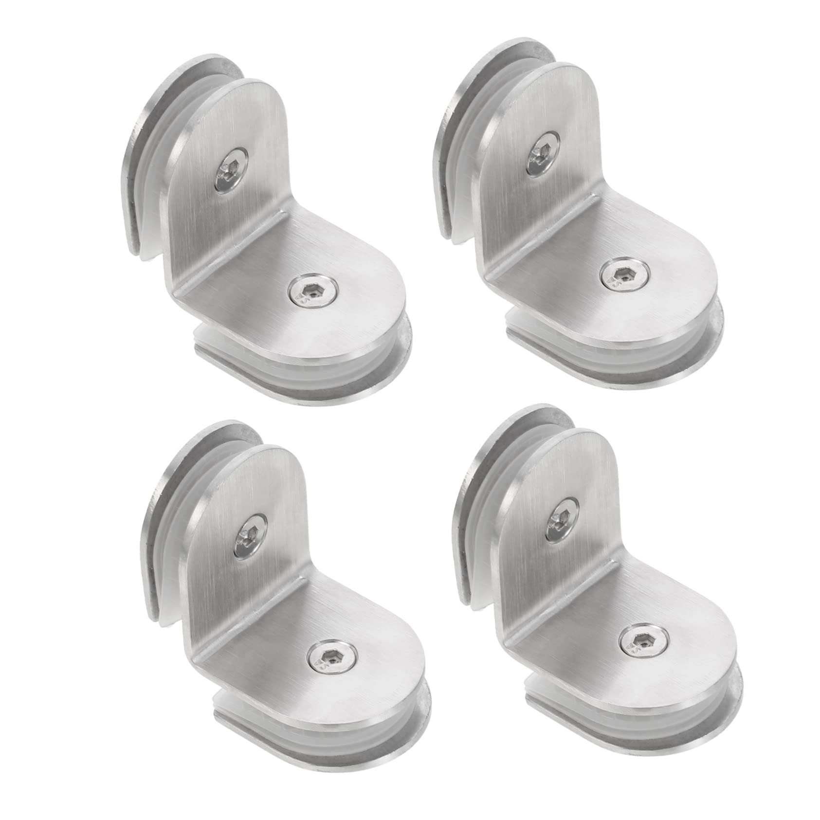 Support acier inoxydable pour verre à double face jojofuny 4 pièces