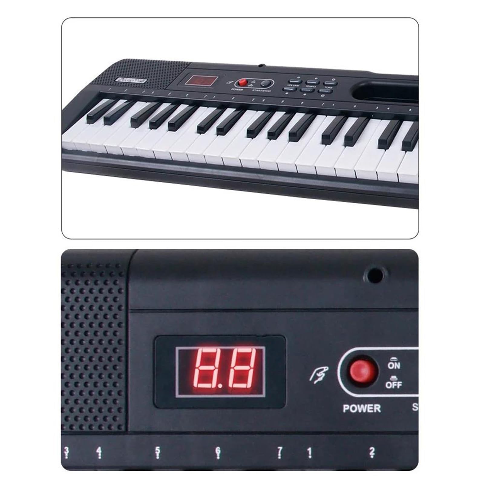 Profesjonalne Pianino Elektroniczne Profesjonalna Przenośna 61 Klawiszowa Cyfrowa Elektroniczna Klawiatura Fortepianowa Wielofunkcyjna