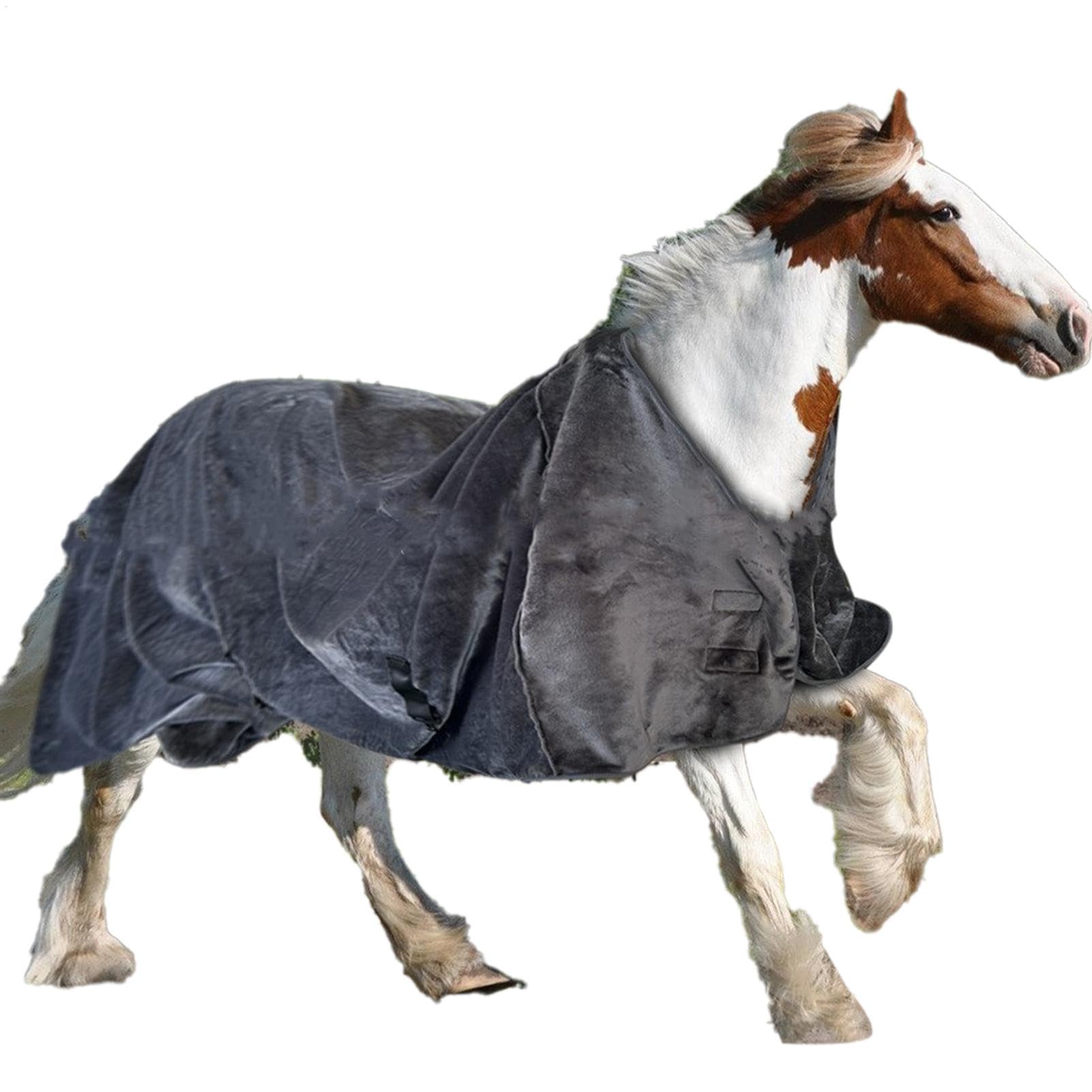 Mantas para caballos reales de invierno, sábanas de cuidado de caballos, manta cálida de franela transpirable para caballos para invierno