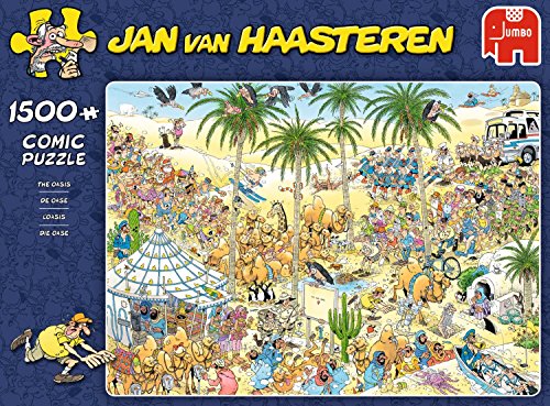 Jumbo Puzzles 19059 The Oasis 1500 Pieces Jigsaw Puzzle, Multi kleuren – Bild 4
