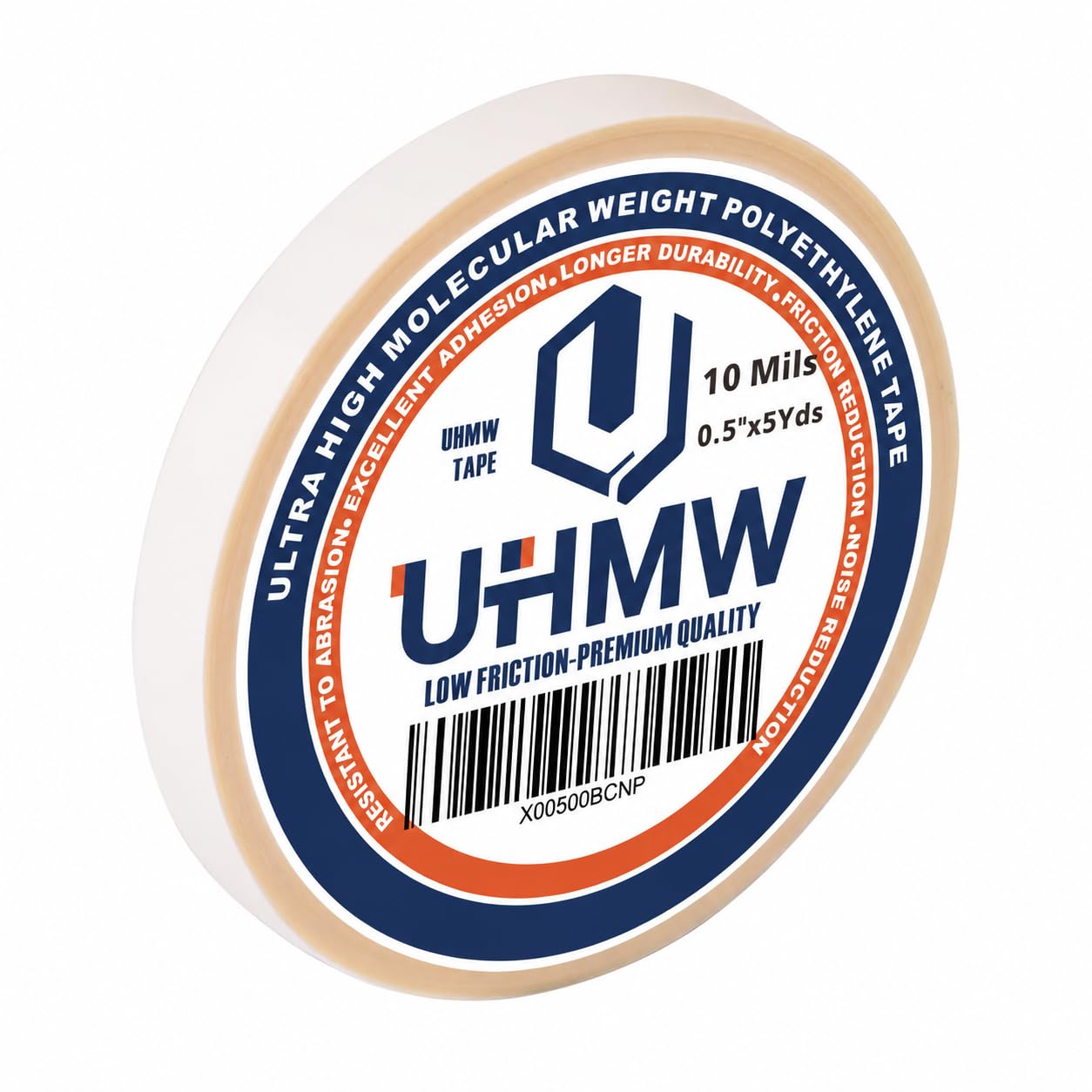 uhmw Ultra High Molecular Weight Low Friction Tape (10 Mil, 1.27CM X 4.5M)