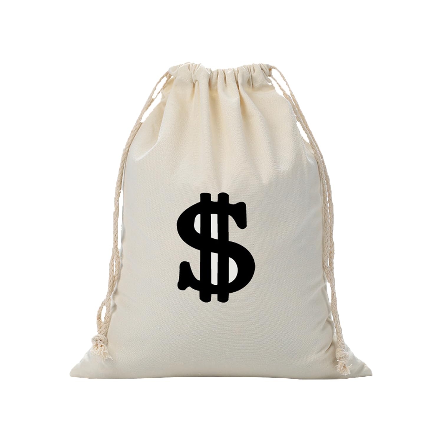 Bolsa de dinero de 28 x 40 cm con símbolo de dólar, bolsa de tela blanca, monedero de ladrón de bancos, monedero versátil, juego de accesorios de ladrón para carnaval, disfraz de ladrón, disfraz de la
