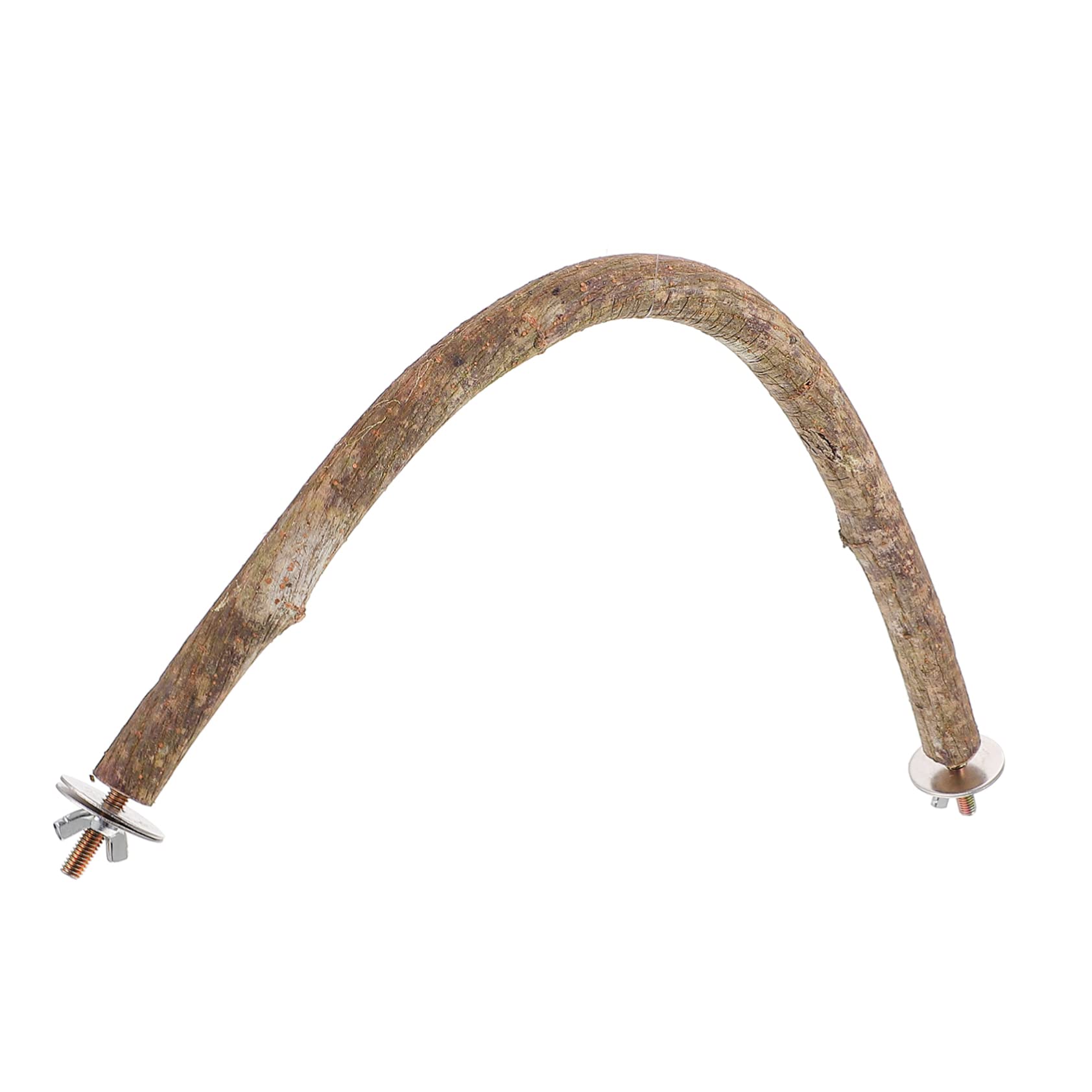 Yardwe 3piezas Percha De Madera para Aves Soporte para Entrenamiento De Juguete para Masticar y Ejercicio De Pies Accesorio Natural para Jaulas De Aves