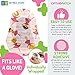 Opthopatch Kids Eye Patches - Fun Girls Design - 30 + 10 Bonus Latex Free Hypoallergenic Cotton Adhesive Bandages for Amblyopia and Cross Eye - Reward Chart Poster by Defined Vision
