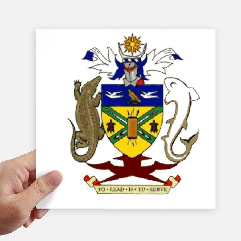 Sticker îles Salomon emblème national pour retrouver sa valise 4pcs