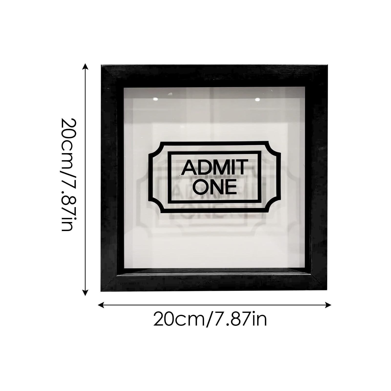 Amazon.co.jp: チケットシャドーボックス トップローディング