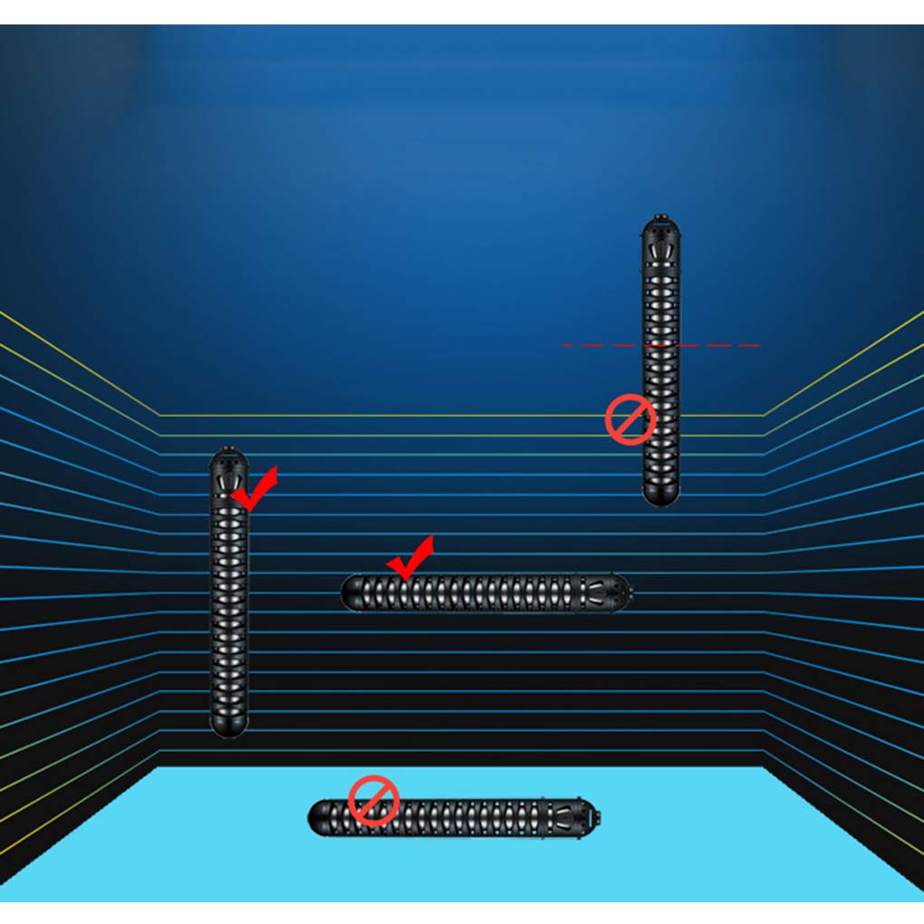 Calentador de Acuario Calentador sumergible para acuarios, Calentador de tanque de peces ajustable con controlador de temperatura externo, Calentador automático de termostato con estuche protector
