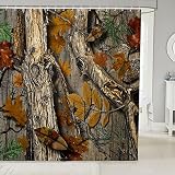 Rideau de bain en microfibre imperméable avec crochets pour étals de baignoire, 183 x 183 cm
