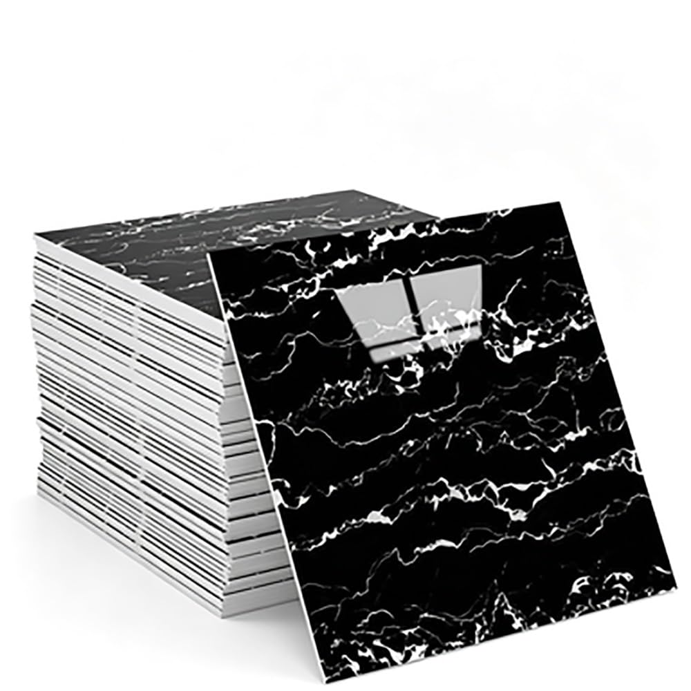 Marble Wall Panels Peel Stick Tiles Backsplash Sticker for Home
