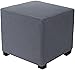 klkjk Housse pour Repose/Housse de Pouf Tabouret Carrée Rangement Housse de Ottomane Extensible Housse De Protection Pouf Rectangulaire Housse de Repose-Pieds élastique (Color : Gray, Size : 40x45cm)