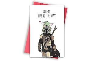 Naughty Baby Yoda Valentine's Day Card for Husband or Wife: 'You +...