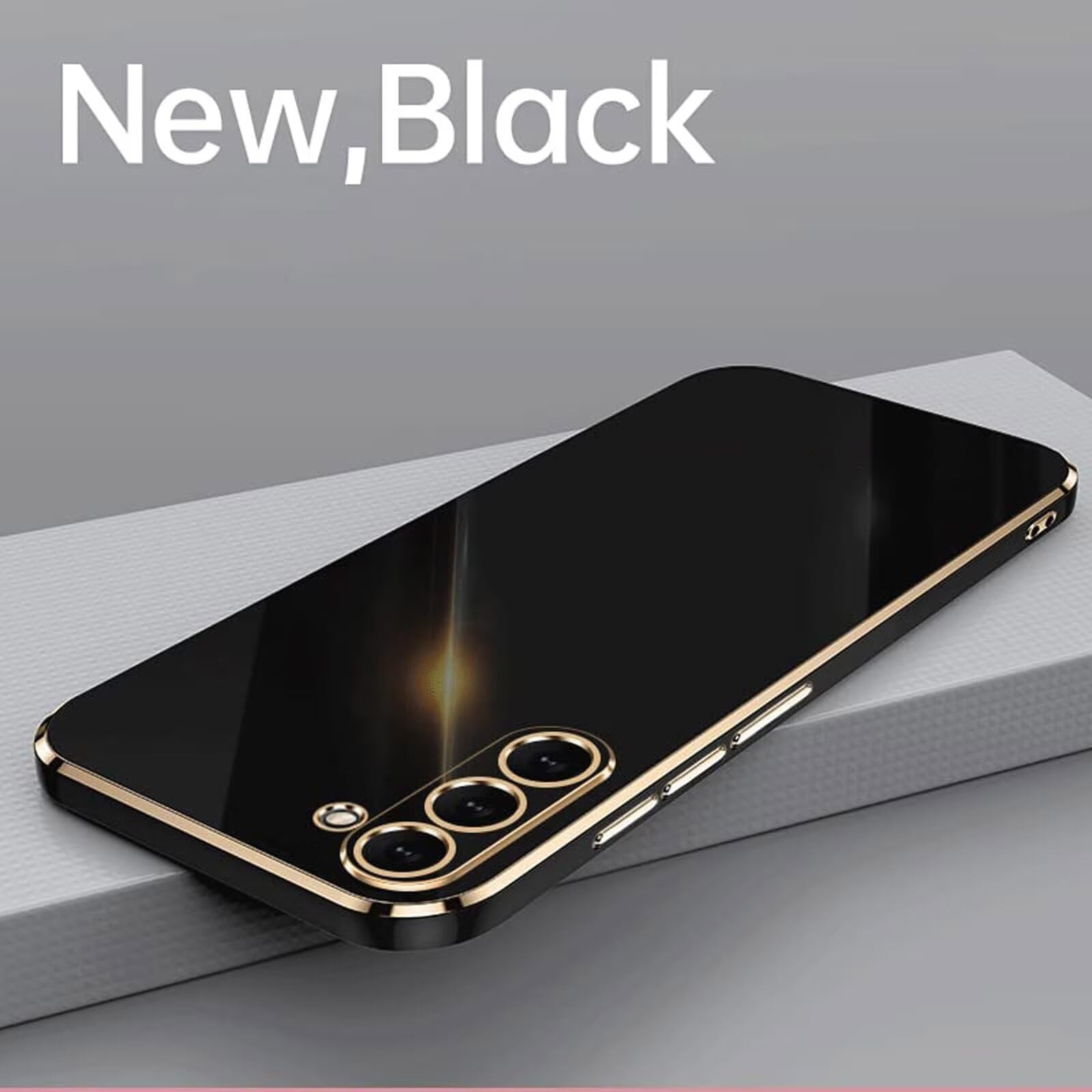 HAOYE Custodia Sottile TPU Per Oppo A16 / A54 / A16s - Viola Trasparente Con Angoli Rinforzati