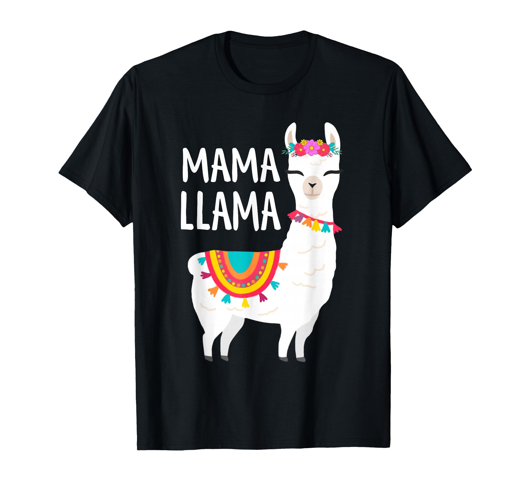 Mama Llama Funny Mother's Day Shirt Women Mom Birthday T-Shirt