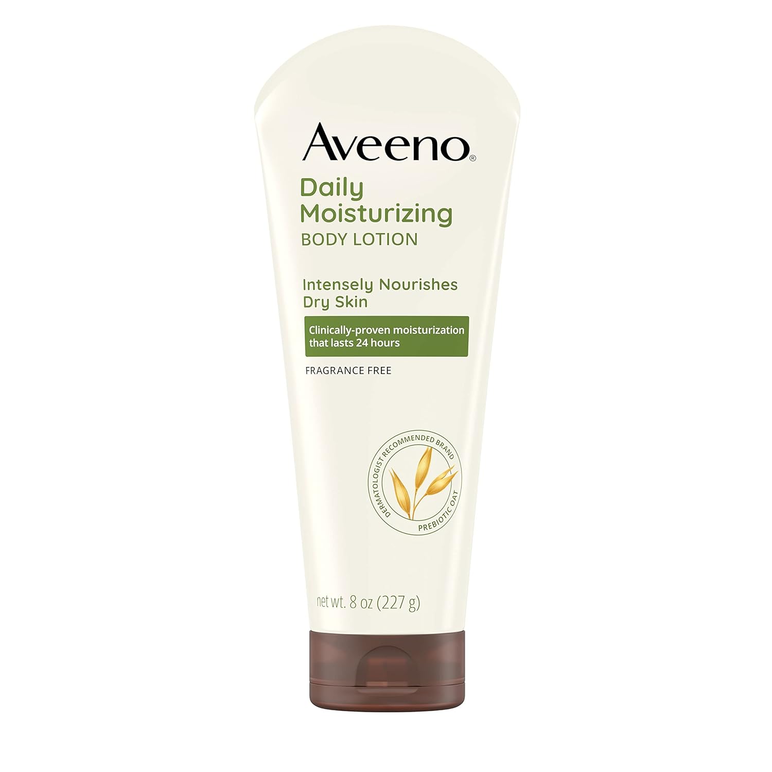 Aveeno Daily Moisturizing Body Lotion, Fragrance-Free, 8 Fl Oz Aveeno Daily Moisturizing Body Lotion, Fragrance-Free, 8 Fl Oz