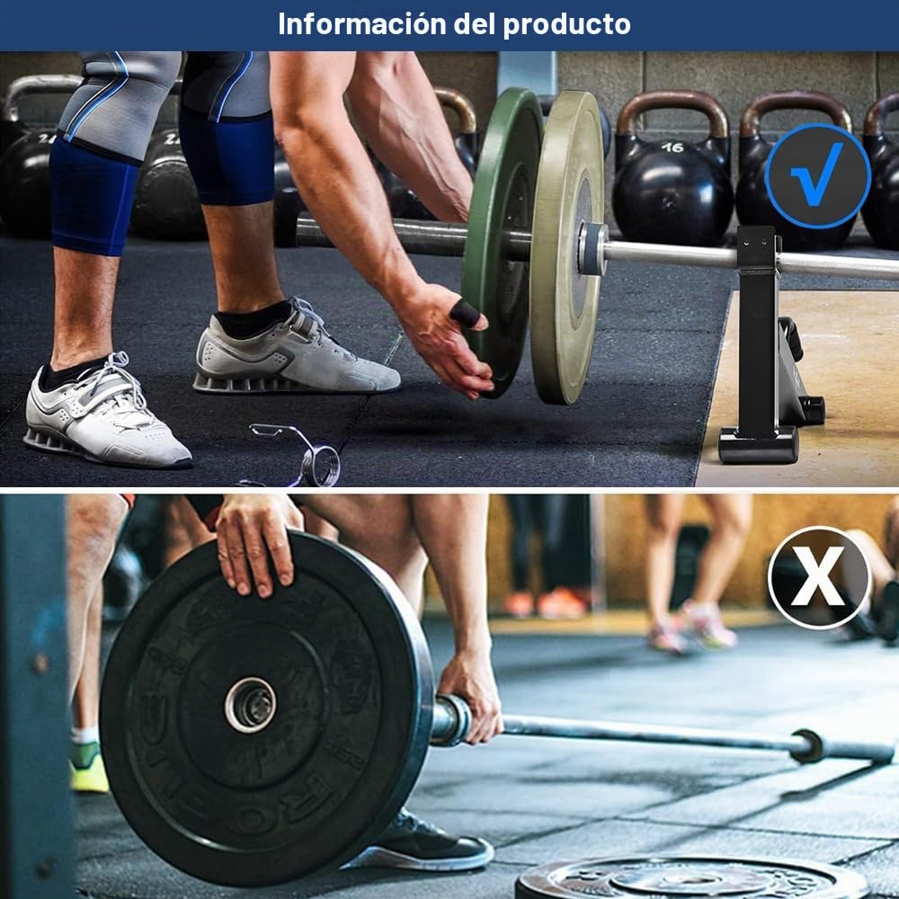 Gato Con Barra, Gato De Peso Muerto Con Mango Antideslizante, Perfecta Para Cargar Y Cambiar Placas De Peso, Para Levantamiento De Peso Muerto, Levantamiento De Potencia, Entrenamiento Con Pesas, Etc