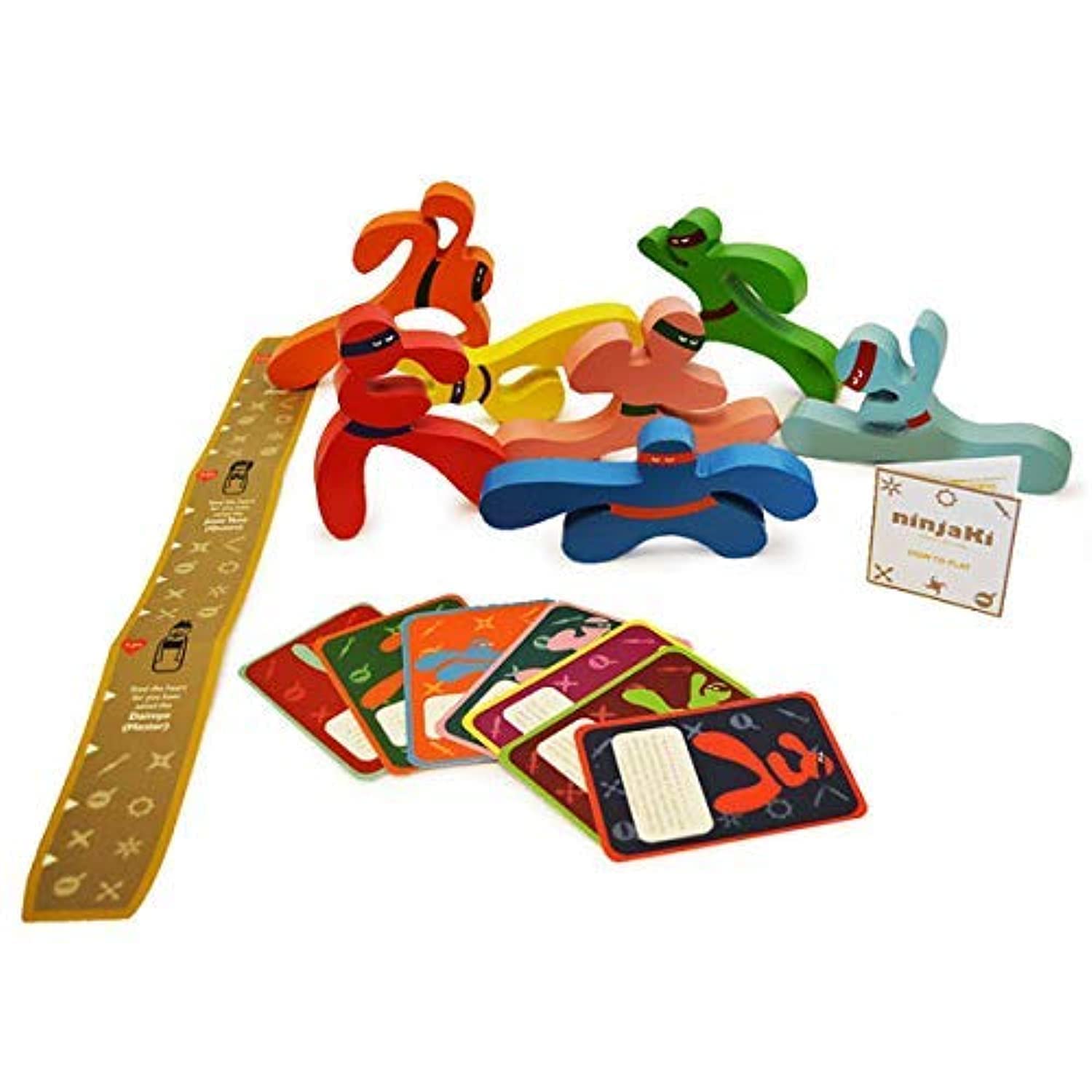 shumee Wooden Ninjaki Balance Toy Set for Stacking Fun (Ages 5+) | Multicolor | Eco Friendly & Safe | 100% Wooden Crafted | Non-Toxic | No Plastic (B01JRQWXKC) Amazon Price History, Amazon Price Tracker