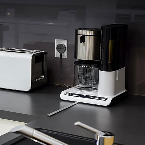 Miniatura 5 de NEMA 14-50R Tomacorriente, toma de corriente resistente de 50 amperios y 250 V, receptáculo de montaje empotrado de hoja recta, incluye panel de