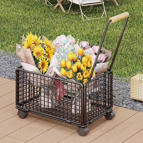 Carrito de venta ligero para flores, aire acondicionado y alimentos, fácil agarre para mejorar la vida, perfecto para eventos y mercados, versátil pantalla solut