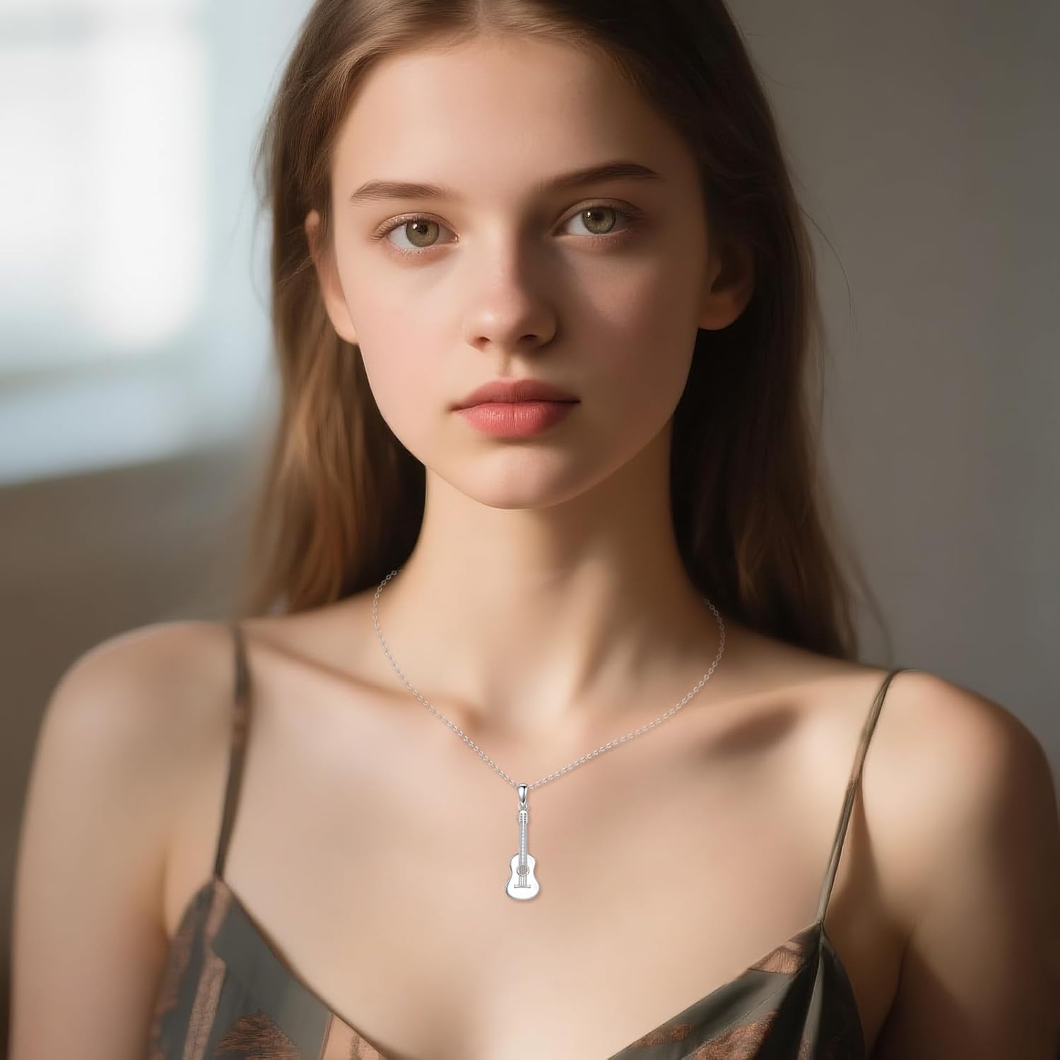 YFN Musical Instrument Necklace Sterling Silver Music Lover Pendant Jewelry Gifts for Women Men - Image 4