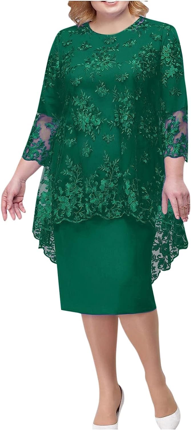 Vagbalena Vestidos de cóctel de Gasa para Mujer Vestidos de Fiesta hasta la Rodilla Vestidos de Fiesta Vestidos de una línea con superposición Vestidos de graduación