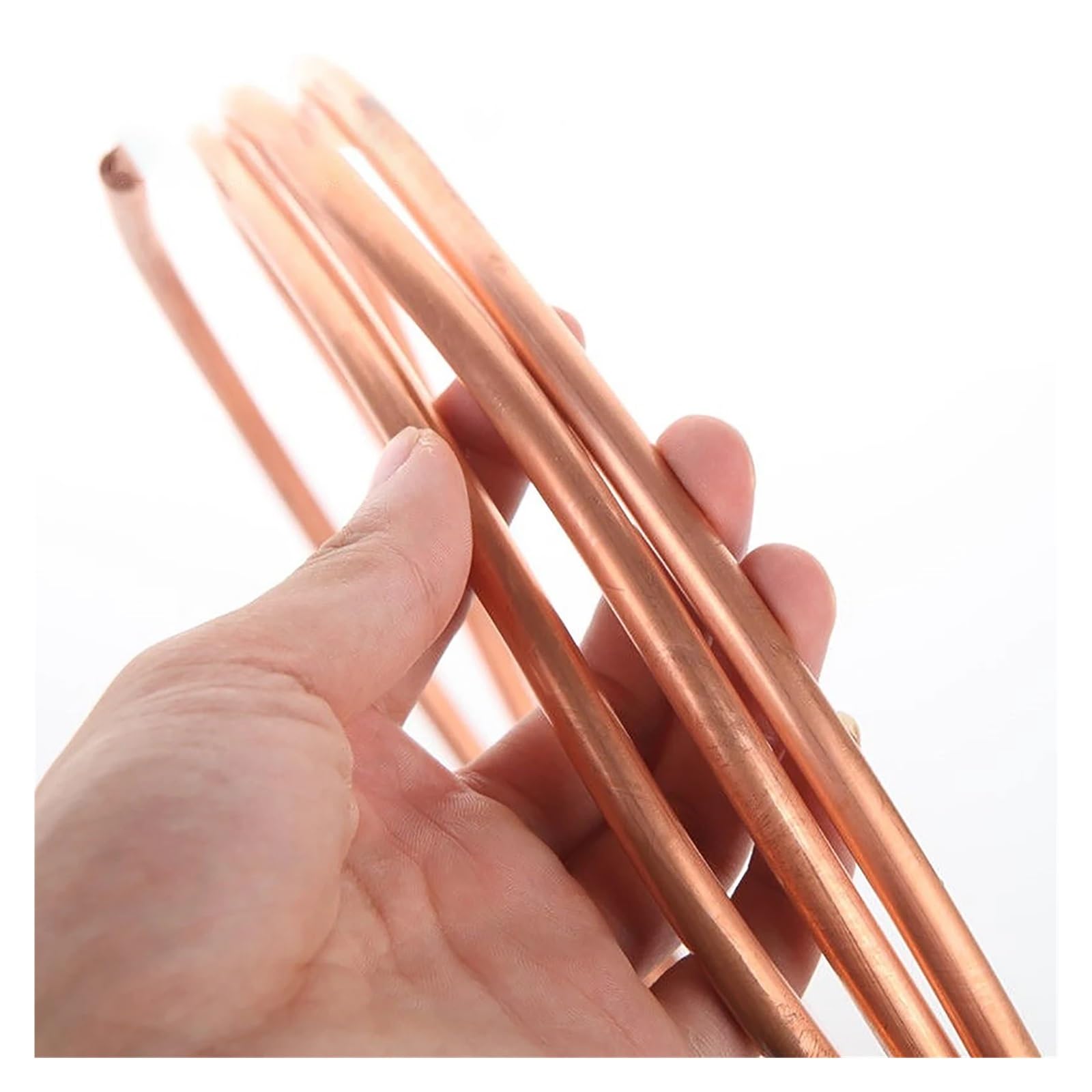 1/2/3 Meter Weiche Kupferrohrspule, Außendurchmesser 8/9,5/10/12 Mm, Drahtrohr for Klimaanlagen, DIY-Bastelarbeiten(2 Meter,OD10mm x ID8mm)