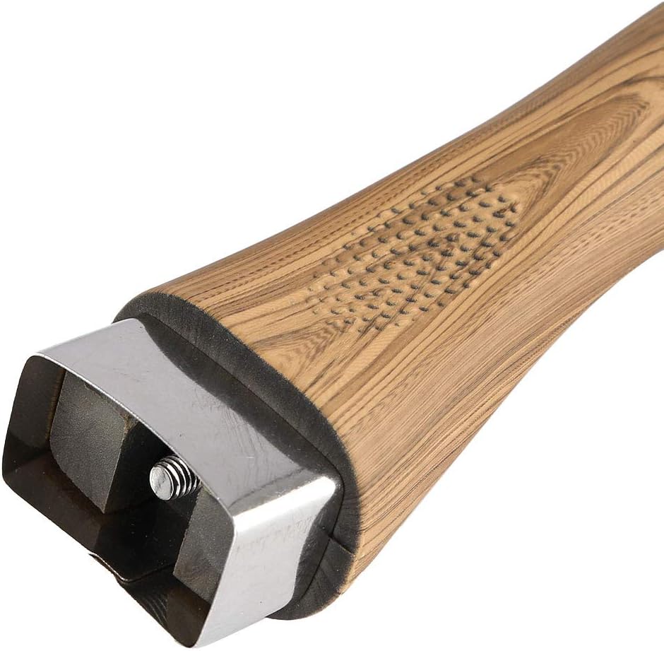 CHICTRY Wooden Pot Handle Scald-Proof Long Handle Grip Replacement with Screw for Non-Stick Wok Frying Pan Saucepan Pan Kitchen Cookware Accessory Wood Color A : Home & Kitchen