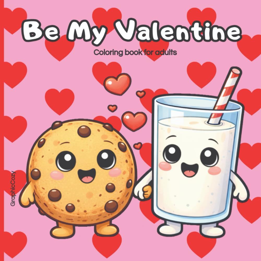 Be my Valentine: Coloring Book for Adults