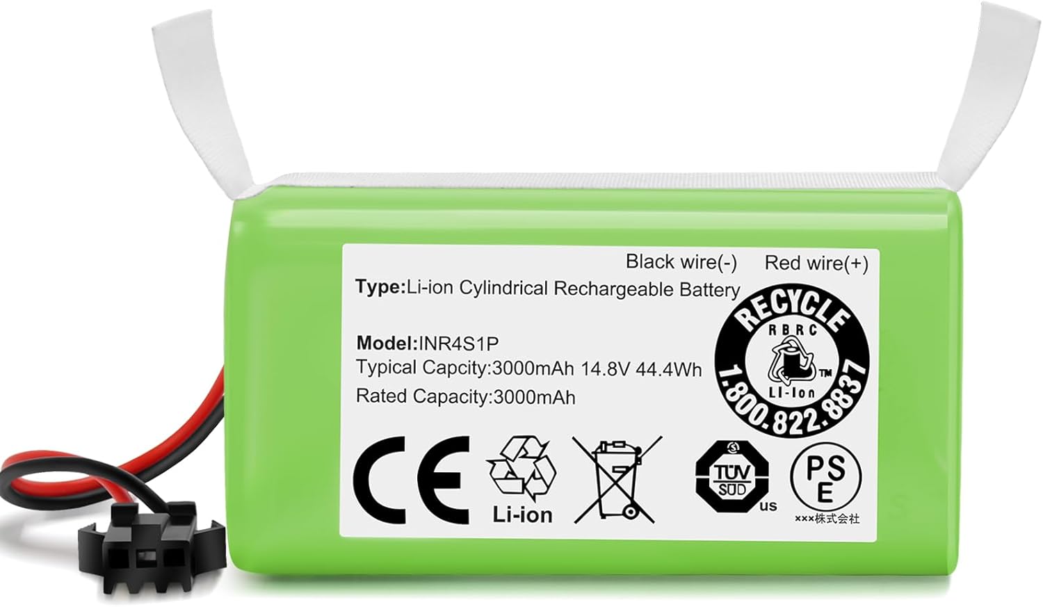 Vacuum Replacement Batteries 3000mAh 14.8V for Eufy RoboVac